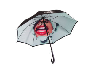 under side print promotional umbrellas