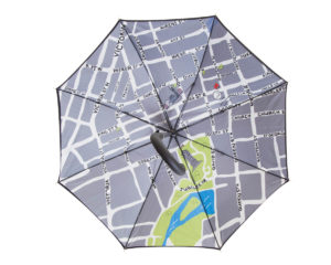 under side print promotional umbrellas