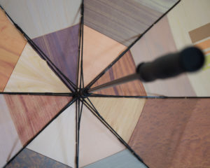golf umbrella canopy underneath full image printing